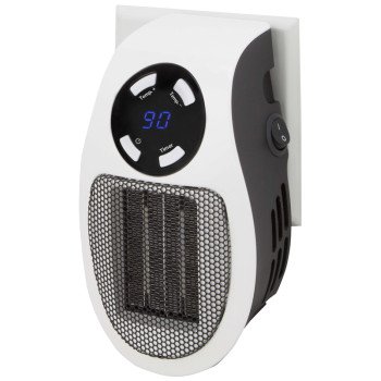 PowerZone MH-04 Ceramic Heater, 2.9 A, 120 V, 350 W, 2 -Heat Setting, White