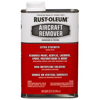 Rust-Oleum 323172 Aircraft Paint Remover, Liquid, Solvent-Like, 1 qt