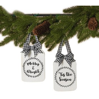 2532350 ORNAMENT MASON JAR 6IN