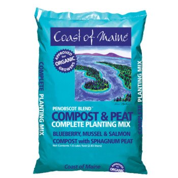 Coast of Maine 1CBPCPM1CF Penobscot Blend Compost and Peat, 1 cu-ft Bag