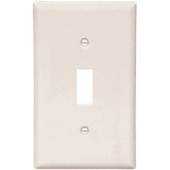 Eaton Wiring Devices BP5134W Wallplate, 4-1/2 in L, 2-3/4 in W, 1 -Gang, Nylon, White, High-Gloss