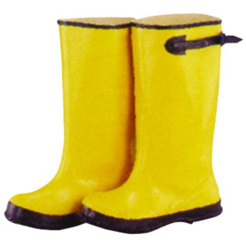 Diamondback RB001-10-C Over Shoe Boots, 10, Yellow, Rubber Upper, Slip on Boots Closure