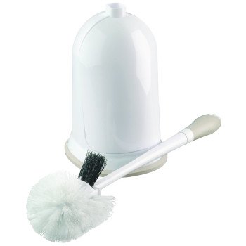 Quickie HomePro 315MB Bowl Brush with Caddy, Round, Polypropylene Bristle, White Holder