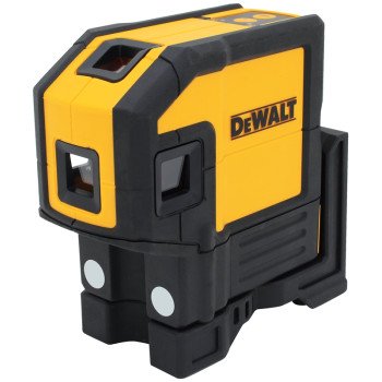 DEWALT DW0851 Laser Level, 165 ft, +/-1/8 in at 100 ft Accuracy, 5-Dot, Red Laser