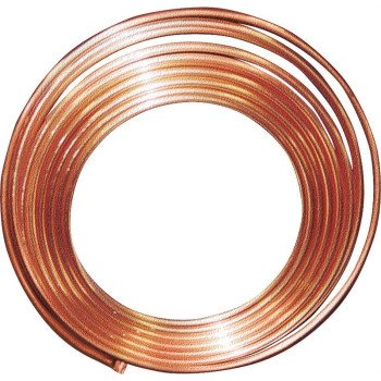 Streamline 1X100K Copper Tubing, 1 in, 100 ft L, Soft, Type K, Coil