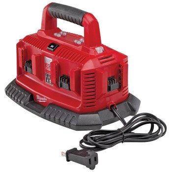 Milwaukee 48-59-1806 Sequential Charger, 18 V Input, 30, 60 min Charge, Battery Included: No