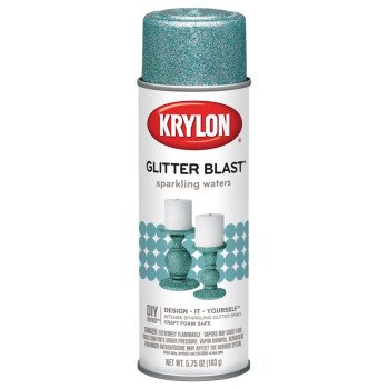 Krylon K03810A00 Craft Spray Paint, Glitter, 5.75 oz, Can