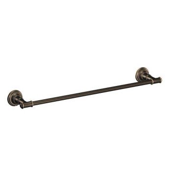 Moen DN9124BRB Towel Bar, 24 in L Rod, Stainless Steel, Mediterranean Bronze, Surface Mounting