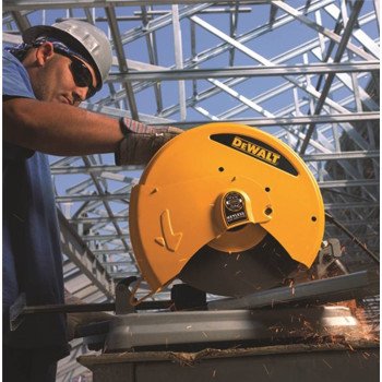 DEWALT D28715 Chop Saw, 120 V, 15 A, 14 in Dia Blade, 4-1/2 x 6-1/2 in Rectangular, 5 in Round Cutting Capacity