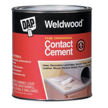 DAP 00273 Contact Cement, Liquid, Strong Solvent, Tan, 1 gal, Can