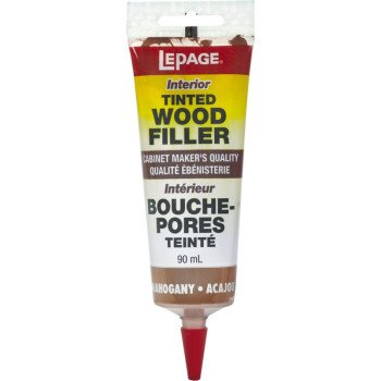 LePage 393938 Wood Filler, Liquid, Acrylic, Mahogany, 90 mL Tube