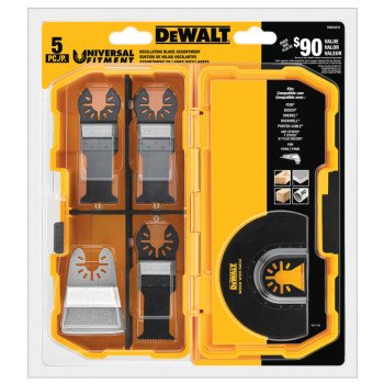 DEWALT DWA4216 Oscillating Blade Set, Metal