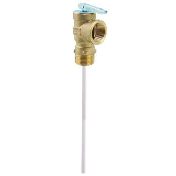 Watts 100XL-8-150 Relief Valve, 3/4 in, MNPT x FNPT, Brass Body