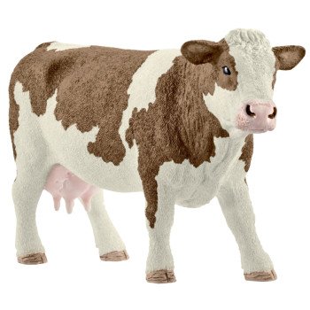 13801 FIGURINE SIMMENTAL COW  