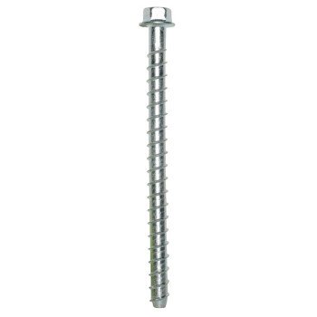 Simpson Strong-Tie Titen HD THD37600HF1 Heavy-Duty Screw Anchor, 3/8 in Dia, 6 in L, Carbon Steel, Zinc