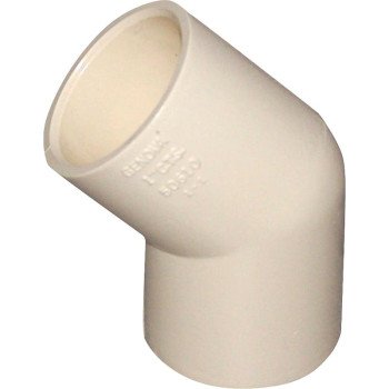 Nibco T00090D Pipe Elbow, 3/4 in, 45 deg Angle, CPVC, 40 Schedule