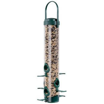 Perky-Pet 480-12 Wild Bird Feeder, 1.6 lb, Plastic, Clear, Hanger Mounting