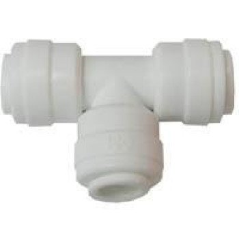 Watts PL-3003 Pipe Tee, 1/4 in, Push-Fit, Plastic