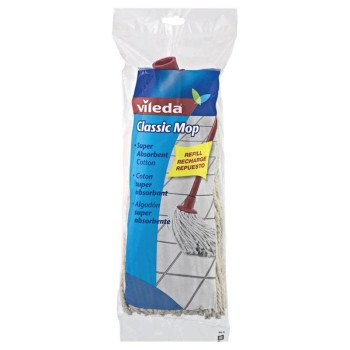 Vileda Classic 117529 Mop Refill, 8 oz Capacity, Cotton