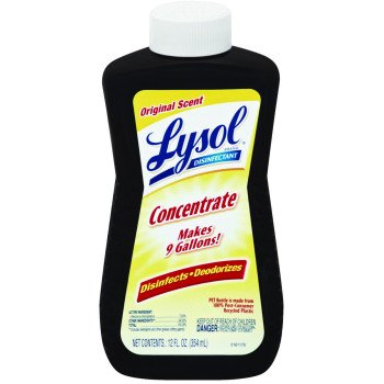 Lysol 77500 Disinfectant Cleaner, 12 oz, Liquid, Original Scent, Red