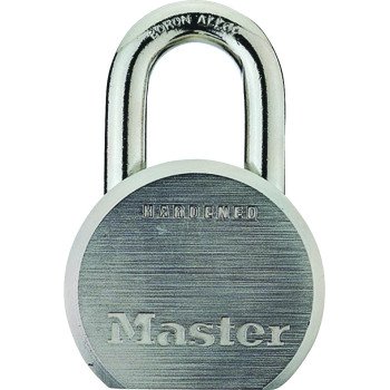 Master Lock 930DPF Padlock, Keyed Different Key, 7/16 in Dia Shackle, Hardened Boron Alloy Steel Shackle