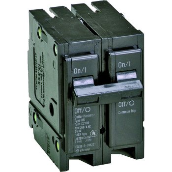 Cutler-Hammer BR240 Circuit Breaker, Mini, Type BR, 40 A, 2 -Pole, 120/240 V, Plug Mounting