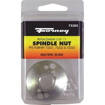 Forney 72302 Spindle Nut, For: 72321, 72322, 72323 Backing Pads