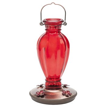 8133-2 FEEDER HBD VASE GLSS 18