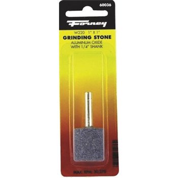 Forney 60036 Grinding Point, 1 x 1 in Dia, 1/4 in Arbor/Shank, 60 Grit, Coarse, Aluminum Oxide Abrasive