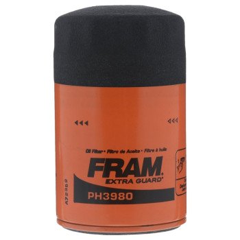 FRAM PH3980 Full Flow Lube Oil Filter, 18 x 1.5 mm Connection, Threaded, Cellulose, Synthetic Glass Filter Media