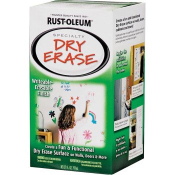 Rust-Oleum 241140 Dry Erase Paint, White, 27 oz