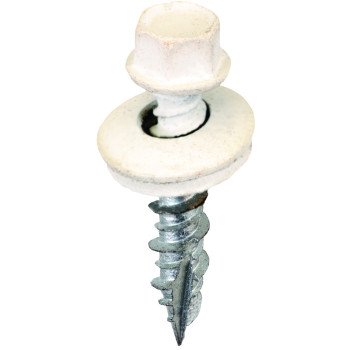 Acorn International SW-MW1W250 Screw, #9 Thread, High-Low, Twin Lead Thread, Hex Drive, Self-Tapping, Type 17 Point, 250/BAG