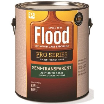 Flood FLD812-01 Wood Stain, Liquid, 1 gal