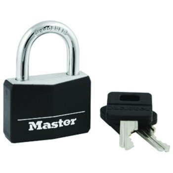 141D/140MLPDBLK PADLOCK BRASS 