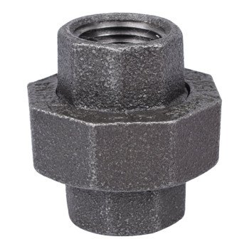 ProSource 34B-1/2B Pipe Union, 1/2 in, Threaded, Malleable Iron, 40 Schedule, 300 PSI Pressure