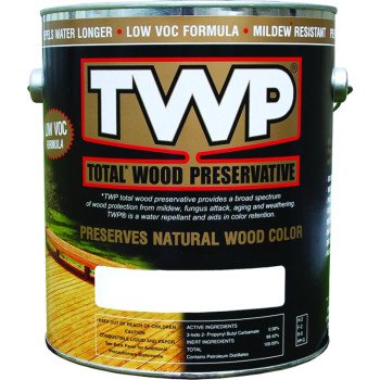 TWP 1500 Series TWP-1502-1 Stain and Wood Preservative, Redwood, Liquid, 1 gal, Can