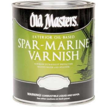 Old Masters 92301 Spar Varnish, Satin, Liquid, 1 gal, Pail