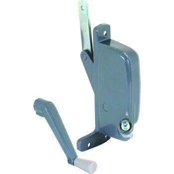 Prime-Line H 3668 Window Operator, Right, Aluminum, Baked-On Enamel