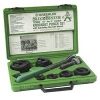 Greenlee Textron 7238SB Knockout Kit, Specifications: 1/2 to 2 in