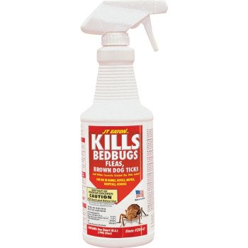 J.T. Eaton 204-O Bed Bug Killer, Liquid, Spray Application, 1 qt, Bottle