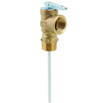 Watts 100XL-125 Relief Valve, 3/4 in, MNPT x FNPT, Brass Body