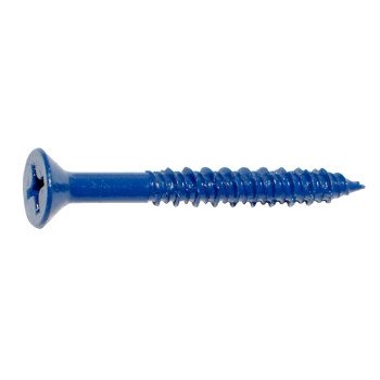 Midwest Fastener 09281 Masonry Screw, 1/4 in Dia, 2-1/4 in L, Steel, 100/PK