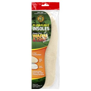 Shoe Gear 1N794-29 Insole, Plush, Unisex, Fleece/Foam