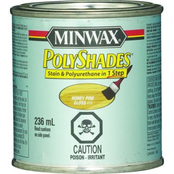 Minwax 341014444 Polyshades, Gloss, Liquid, Honey Pine, 236 mL, Can