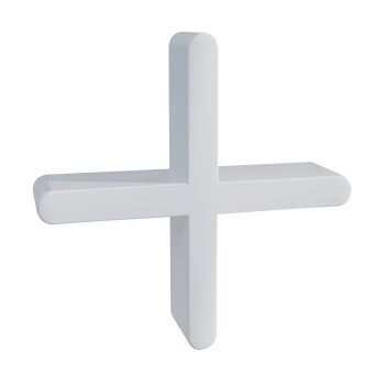 QEP 10334 Traditional Flexible Tile Spacer, 1/16 in L, Plastic, White