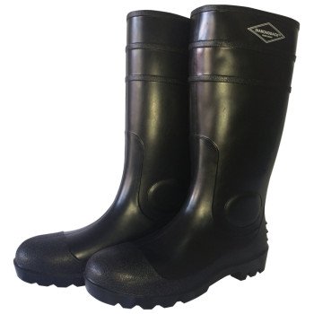 Diamondback L-G06B15 Knee Boots, 15, Black, PVC Upper