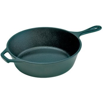 Lodge L8DSK3 Deep Skillet, 10-1/4 in Dia, Cast Iron, Black