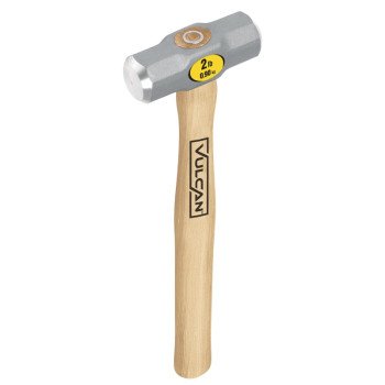 Vulcan 34509 Engineer Hammer, 2 lb Head, Forged Milled Head, Steel Head