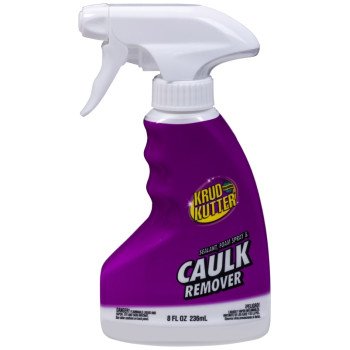 Krud Kutter 336246 Caulk Remover, Liquid, Solvent-Like, Slight Yellow, 8 oz, Bottle