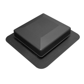 6050BL SQUARE TOP RF VENT BLK 